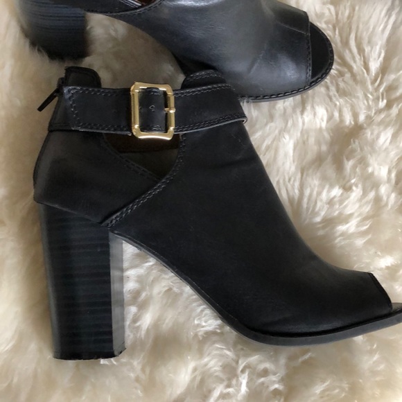 Fioni open toe leather booties - Picture 7 of 13
